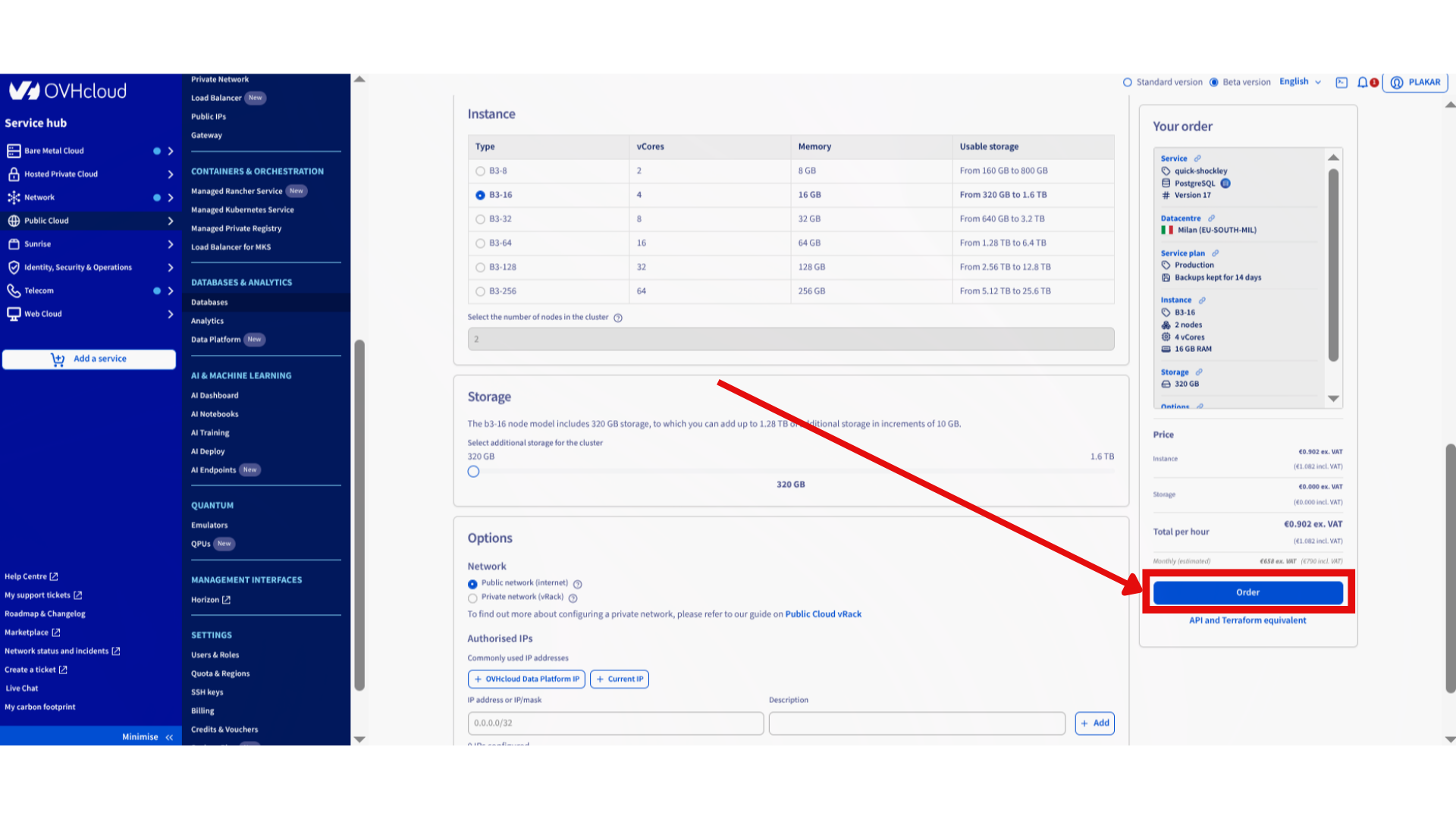 Create PostgreSQL database